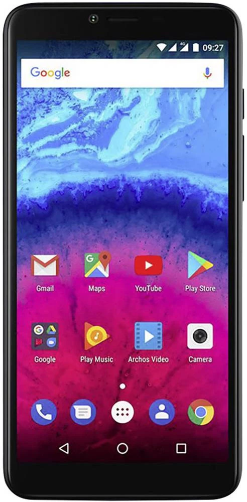 Archos CORE 57S LTE pametni telefon 14.5 cm (5.72 cola) 1.3 GHz Quad Core 16 GB 8 mio. piksela Android™ 7.0 Nougat crni/pl slika