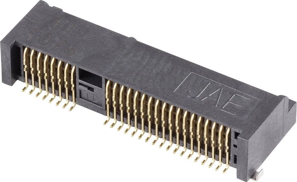 Konektorska letva s muškim kontaktima MM60 ukupan broj polova 52 JAE MM60-52B1-B1-R850 mjere rastera: 0.80 mm 1 kom. slika