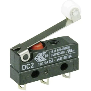 Mikro prekidač 250 V/AC 10 A 1 x uklop/(uklop) Cherry Switches DC2C-A1RC IP67 tipkalni 1 kom. slika