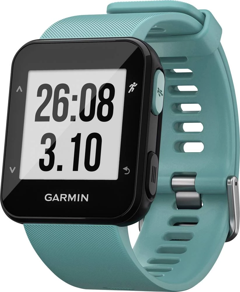 GPS sat za mjerenje pulsa bez prsnog pojasa Garmin Forerunner® 30 Uni, Tirkizna slika
