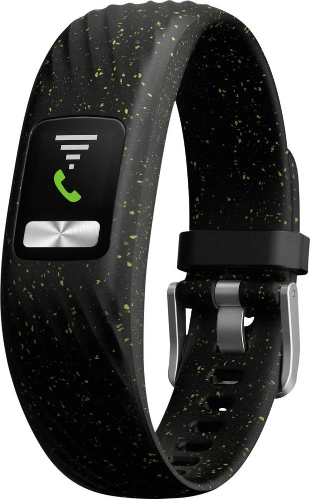 Fitness sat za mjerenje koraka/sagorenih kalorija Garmin vivofit 4 Black Speckle, S/M S/M crna, zelena slika