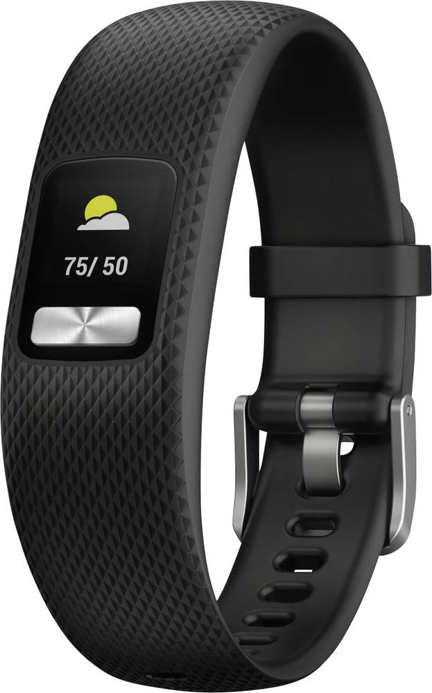 Fitness sat za mjerenje koraka/sagorenih kalorija Garmin vivofit 4 Black, S/M S/M crna slika