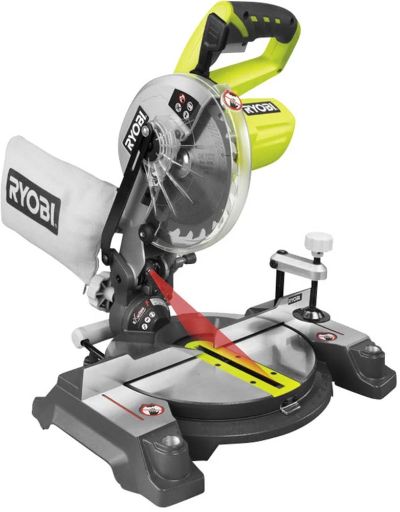 Ryobi akumulatorska preklopna/nagibna pila 5133000932 190 x 30 mm slika