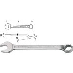 Okasto-viličasti ključ 27 mm DIN 3113 oblik B, ISO 3318, ISO 7738 Hazet 603-27