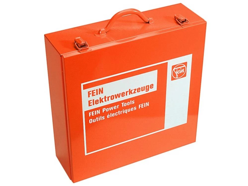Kovček za stroje Fein 33901032013 iz železa oranžne barve (D x &Scaron; x V) 400 x 400 x 180 mm slika