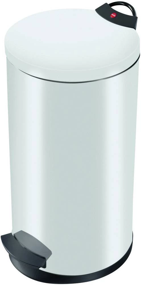 Kanta za smeće 20 l Hailo T2 L (promjer x V) 270 mm x 595 mm bijele boje, nožna pedala 1 kom. slika