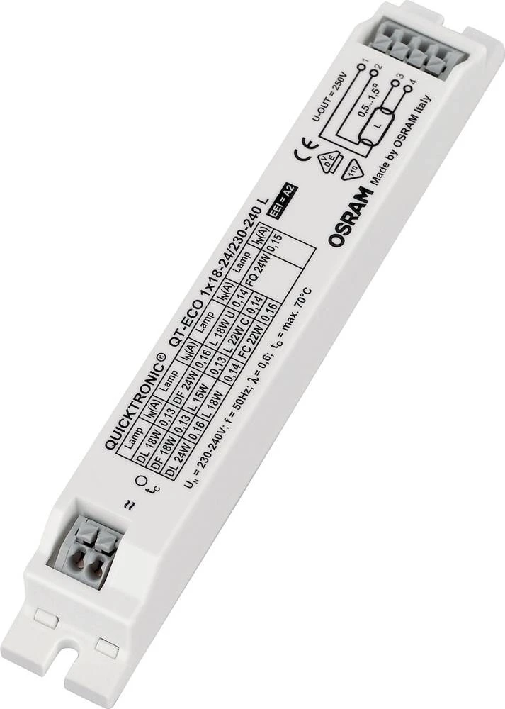 OSRAM predsklopni uređaj za svjetiljke QT-ECO 1X18-24/220-240 L UNV1 4050300660417 slika