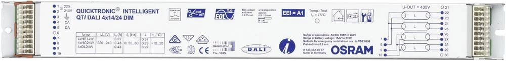 OSRAM predsklopni uređaj za svjetiljke QTIDALI 4X14/24 DIM UNV1 4008321070036 slika