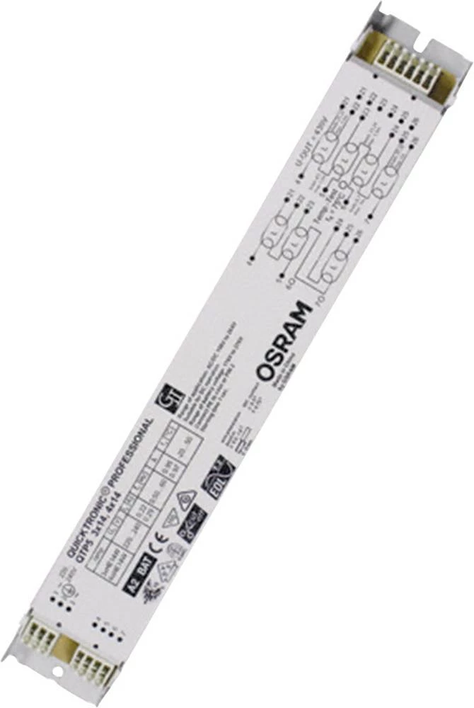 OSRAM predsklopni uređaj za svjetiljke QTP5 3X14,4X14/220-240 UNV1 4008321484598 slika