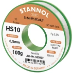 Stannol HS10 2,5% 0,5MM SN99CU1 CD 100G Kalaj za lemljenje, bez olova, rolna SN99Cu1 100 g 0.5 mm