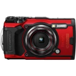 Digitalni fotoaparat Olympus Tough TG-6 12 MPix Zoom (optički): 4 x Crvena GPS, Otporan na udarce, Vodootporno do 15 m, Otporan