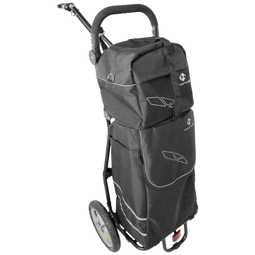 M-Wave Stalwart Shop 2 640005 biciklistička prikolica crna/siva slika