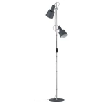 Podna svjetiljka LED E14 40 W Paulmann Neordic Haldar 79690 Tamnosiva, Krom (mat) boja