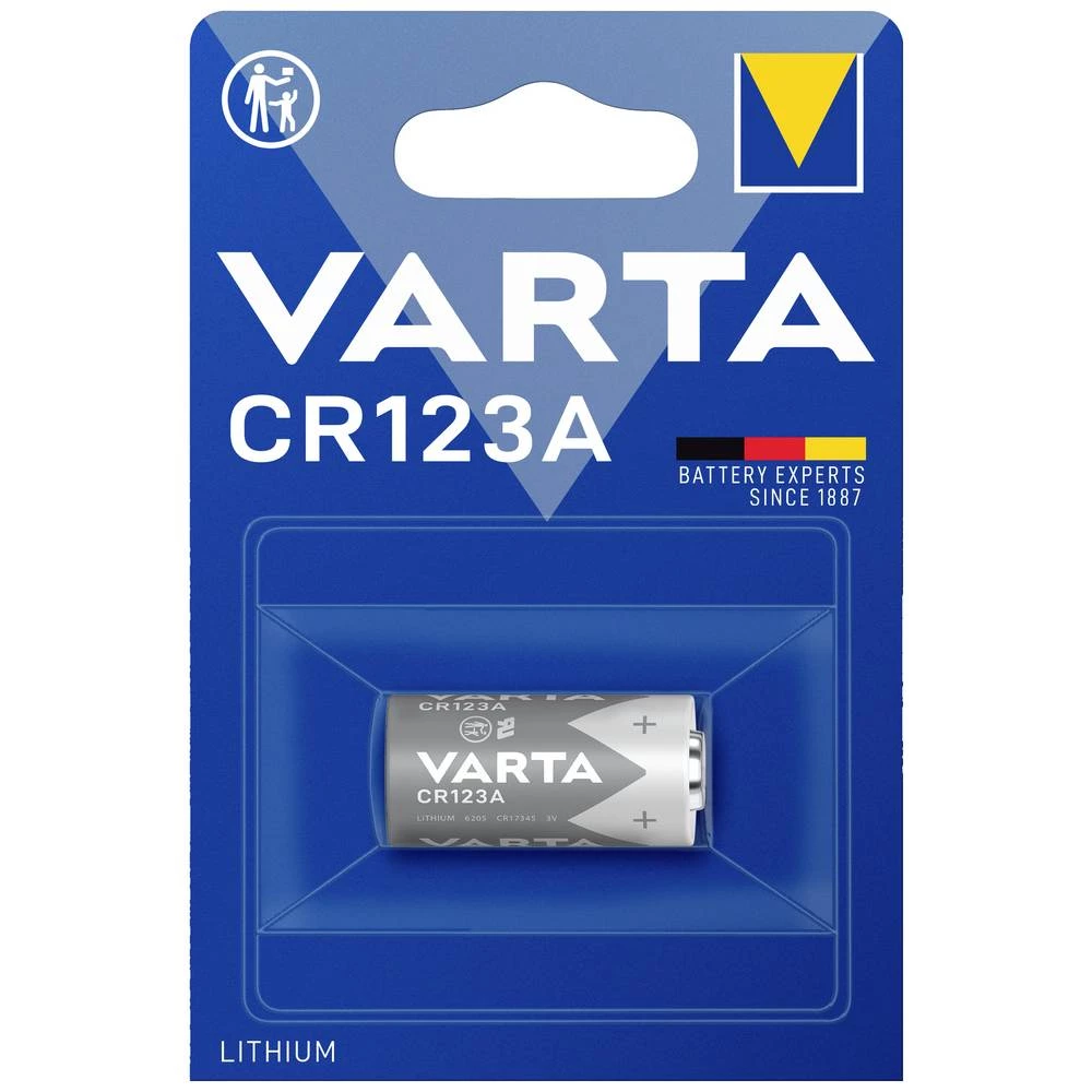 Foto litijska baterija VARTA CR 123 A slika