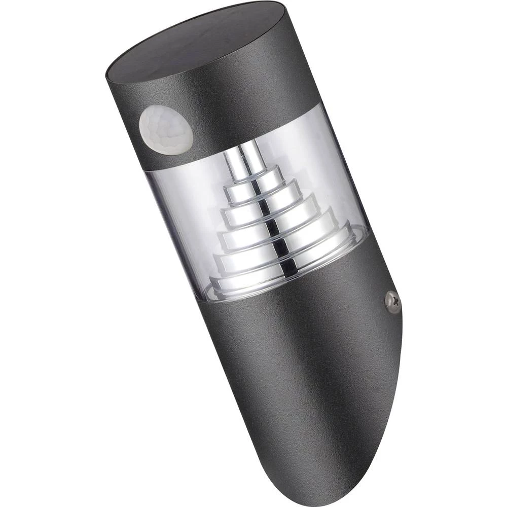 Polarlite WLDC03PIR PL-8228615 Solarna Zidni Spotlight s detektorom pokreta Toplo-bijela Tamnosiva slika
