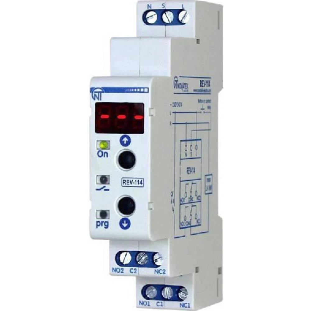 vremenski relej 185 - 280 V Novatek REV-114 1 St. slika