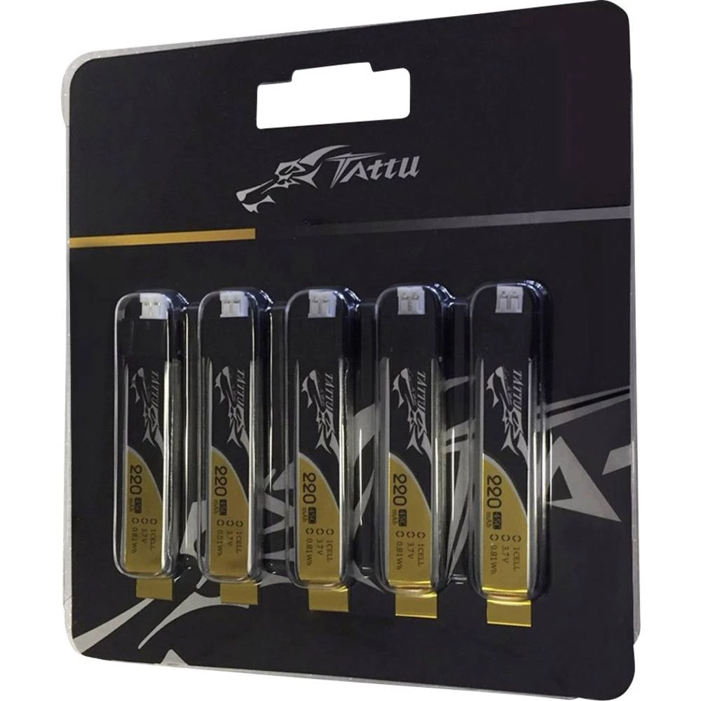 LiPo akumulatorski paket za modele 3.7 V 220 mAh Broj ćelija: 1 45 C Tattu Softcase Molex-utični sustav slika