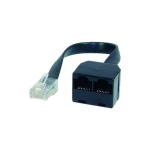 Shiverpeaks ISDN adapter [1x RJ45-utikač 8p8c - 2x RJ45-utičnica 8p8c] 0.1 m crna