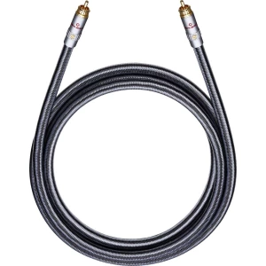 Oehlbach Cinch Audio Priključni kabel [1x Muški cinch konektor - 1x Muški cinch konektor] 6.60 m Crna pozlaćeni kontakti slika