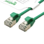 Roline green 21443336 RJ45 mrežni kabel, Patch kabel CAT 6a U/FTP 3.00 m zelena 1 St.