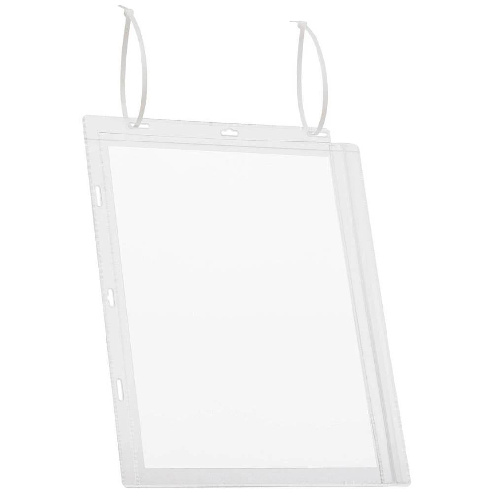 IZDRŽLJIVE vodootporne džepne vezice za poster A4 kabelske vezice, 502719, 1 vrećica. Durable 502719 nosač postera prozirna  1 x DIN a4 slika