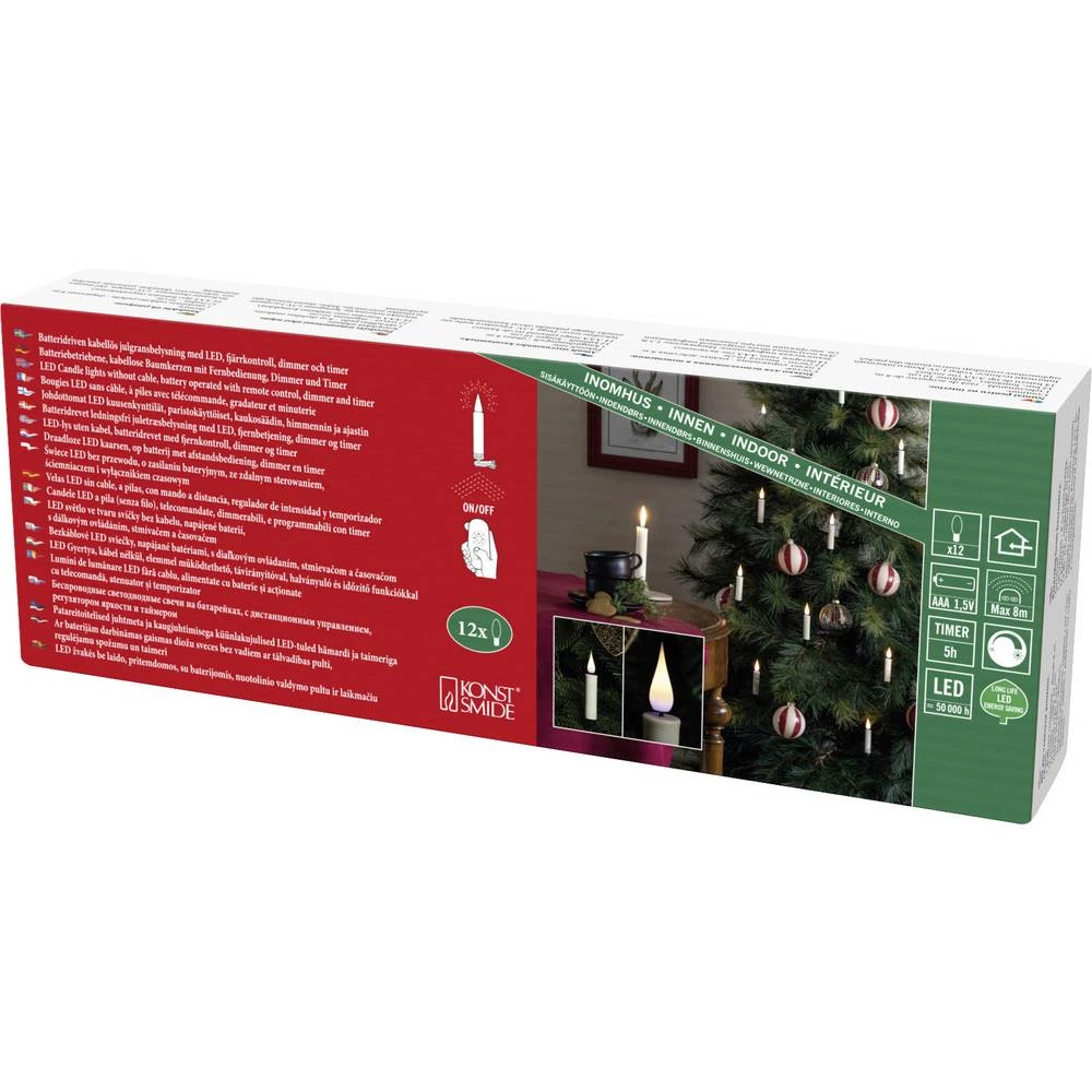 Konstsmide 1911-100 LED svijeća toplo bijela (Ø x V) 1.6 mm x 10 cm s d slika