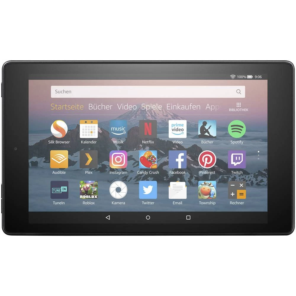amazon Fire HD 8 Android tablet PC 20.3 cm (8 ") 16 GB WiFi Crna 1.3 GHz 800 x 1280 piksel slika