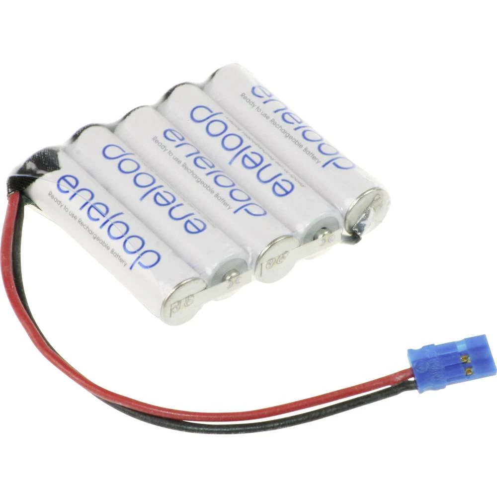 Aku-pack 5x Micro (AAA) Kabel, Utikač NiMH Panasonic eneloop Reihe F1x5 6 V 750 mAh slika