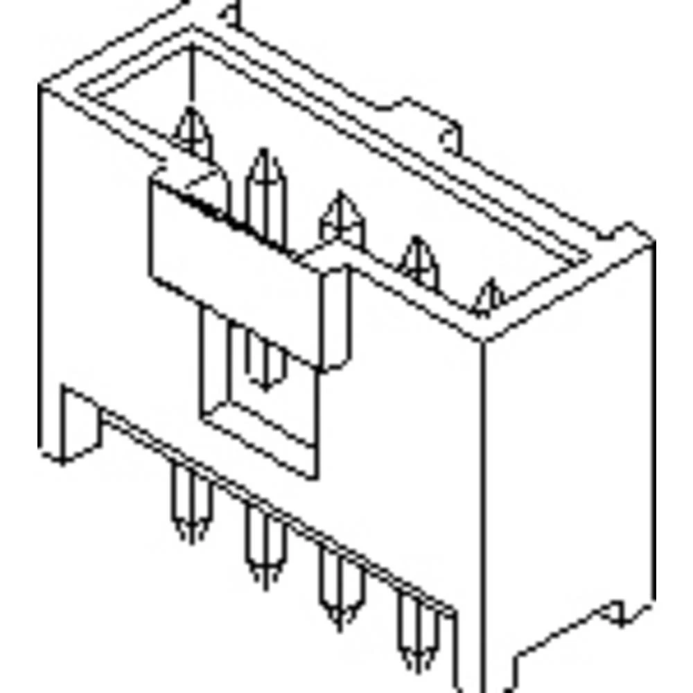 Molex kućište utiča za tiskanu pločicu 901361108 1 St. slika