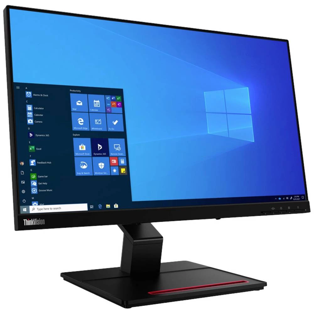 Lenovo ThinkVision T24t-20 LED zaslon 60.5 cm (23.8 palac) Energetska učinkovitost 2021 F (A - G) 1920 x 1080 piksel Full HD 6 ms DisplayPort, HDMI™, USB-C™, USB 3.2 gen. 1 (USB 3.0), audio l slika