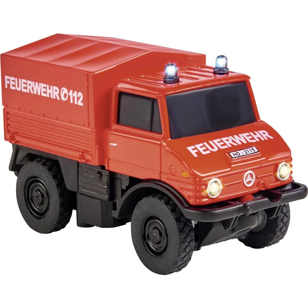 Carson Modellsport 504139 MB Unimog U406 Feuerwehr 1:87 rc model automobila električni vozilo hitne službe uklj. bater slika