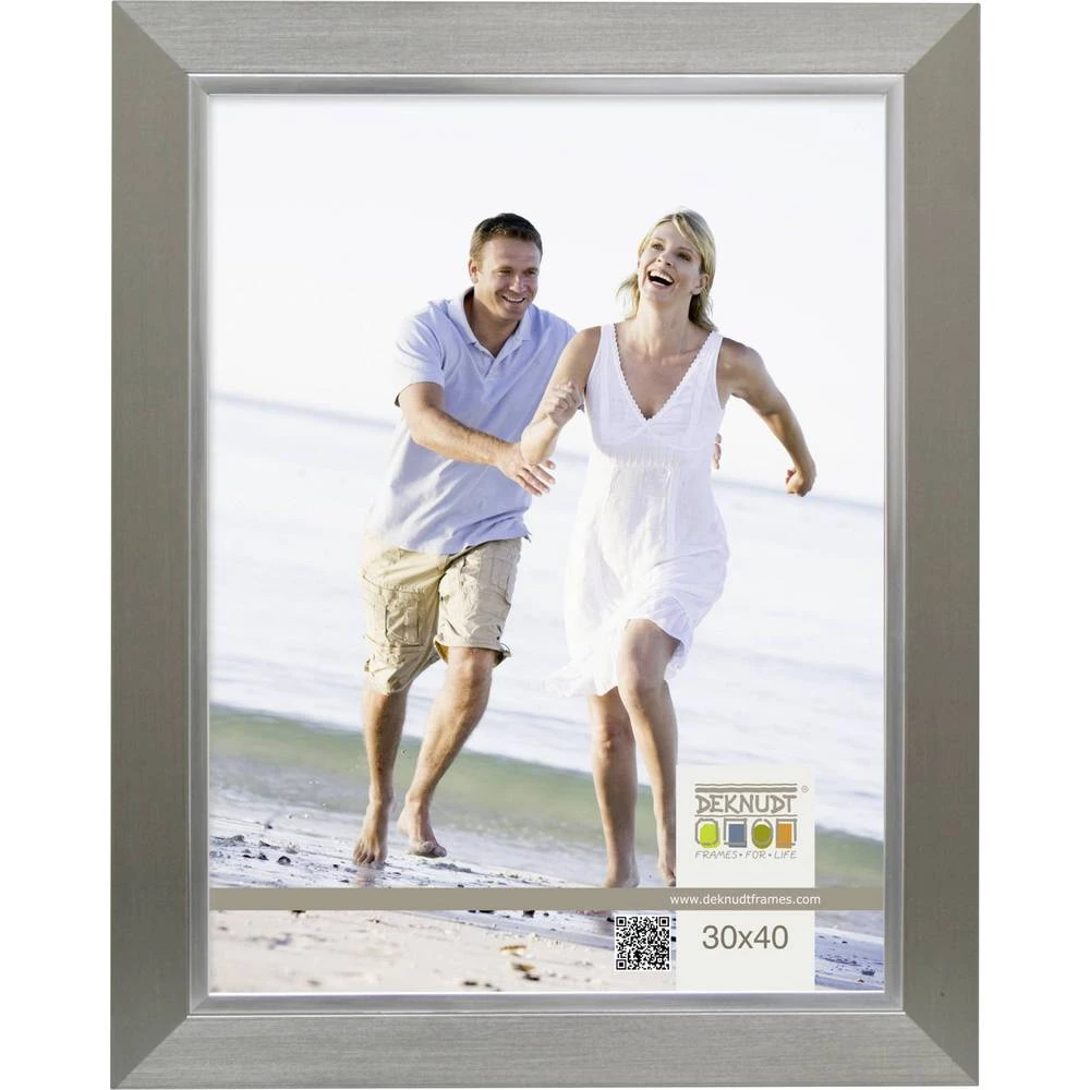 Deknudt S41ND1 30X40 izmjenjivi okvir za slike Format papira: 30 x 40 cm srebrna slika