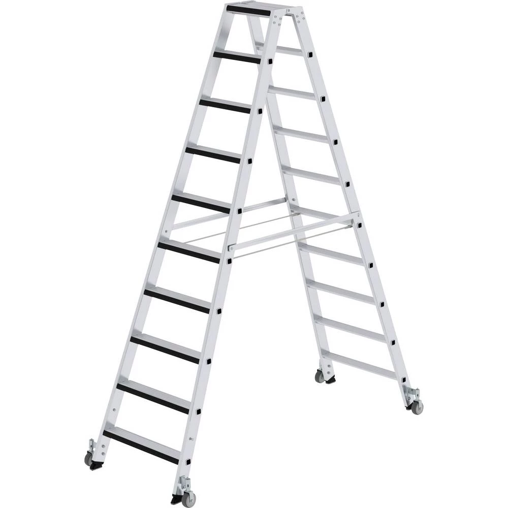 Günzburger Steigtechnik 43220 aluminij ljestva sa nivojima Radna visina (maks.): 4 m slika