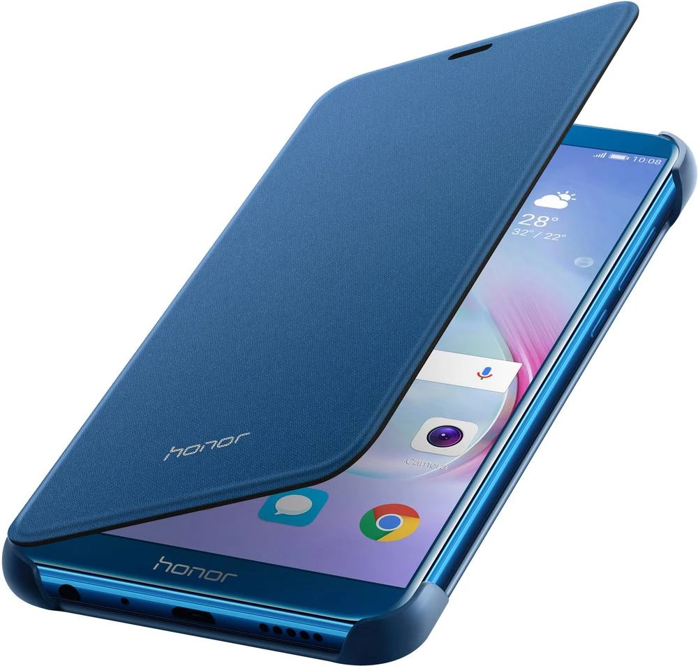 Honor 9 Lite PU Flip Cover, Blue (plave boje) slika