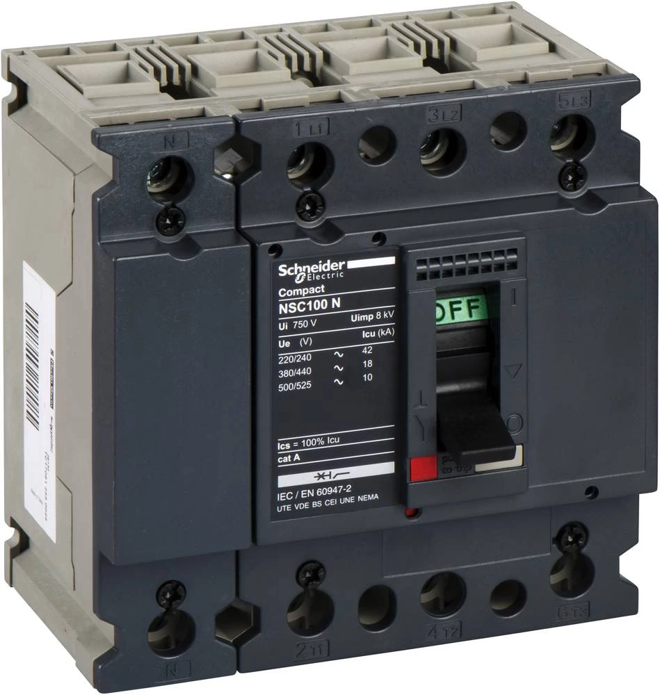 Učinski prekidač 1 ST Schneider Electric 28.134 Preklopni napon (maks.): 690 V/AC (Š x V x d) 90 x 120 x 80 mm slika