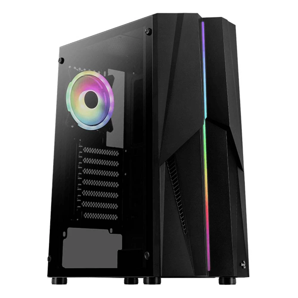 AeroCool Mecha-G-BK-v2 midi-tower kućište za računala crna slika