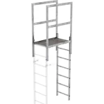 Günzburger Steigtechnik 63182 čelik, pocinčani za prijelaz montaža s alatom