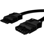 Adels-Contact 92876540 mrežni priključni kabel mrežni adapter - mrežni konektor Ukupan broj polova: 4 + PE crna 4.00 m 10 St.