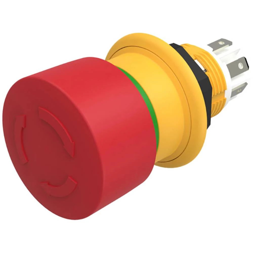 EAO 61-6441.4077 Serija 61 Prekidač za zaustavljanje u nuždi Twist Release 1NC/1NO Zelena eao  tipka za zaustavljanje u nuždi       IP65 1 St. slika