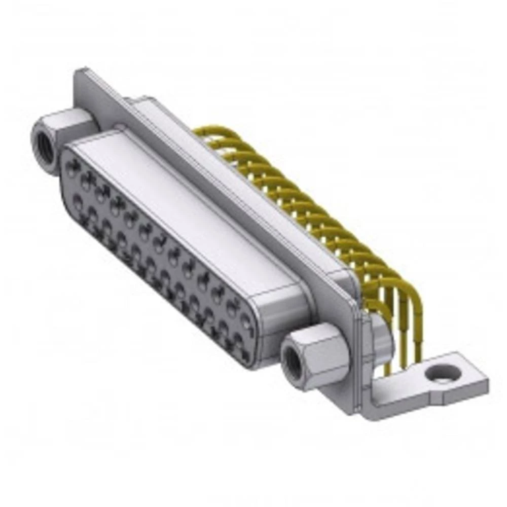 D-SUB priključak 90 ° Broj polova: 25 Lem, Pinovi DELTRON SWISS 1 ST slika