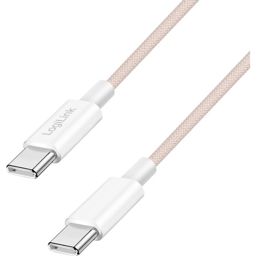 LogiLink USB-C kabel USB 2.0 USB-C® utikač 0.5 m ružičasta CU0343 slika