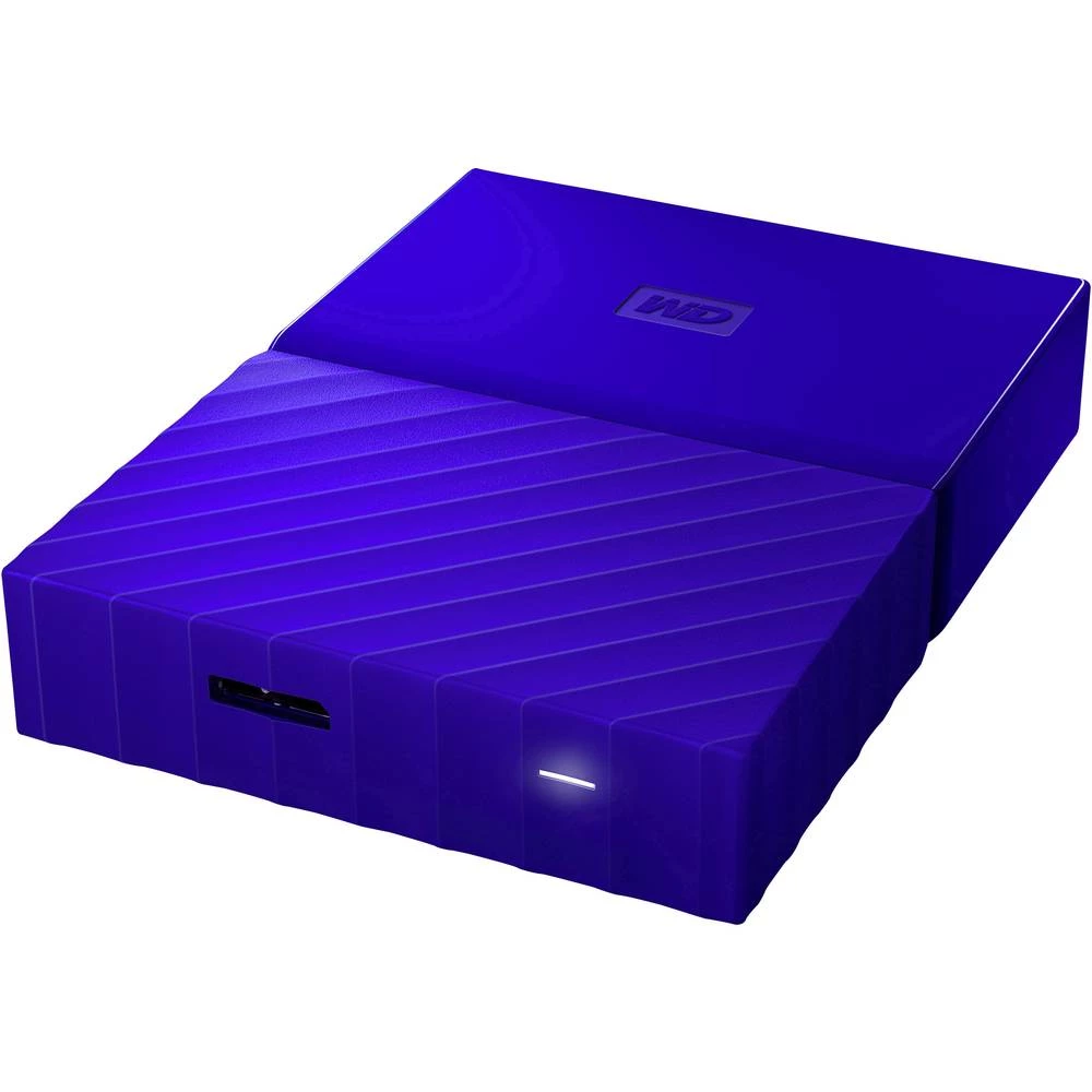 Vanjski tvrdi disk 6,35 cm (2,5 inča) 2 TB Western Digital My Passport Plava boja USB 3.0 slika
