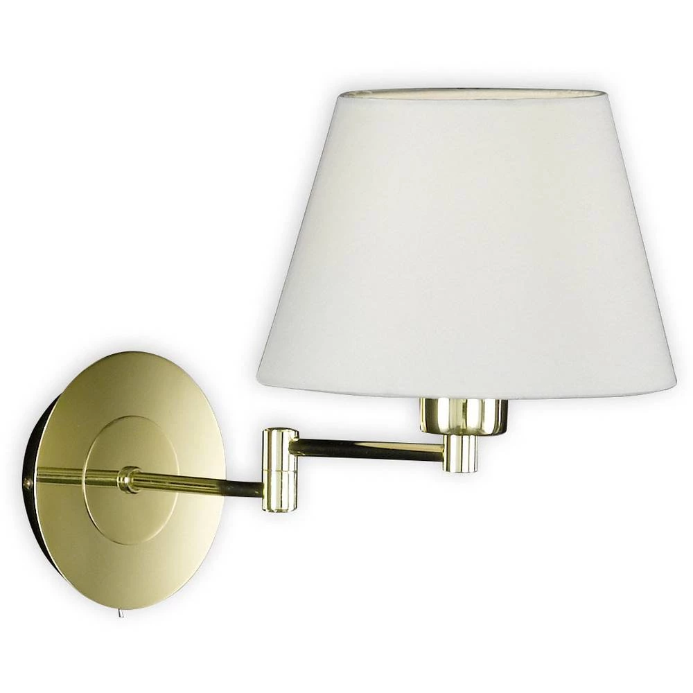 Fischer & Honsel Wiesbaden 30411 zidna svjetiljka E27 mjedena slika