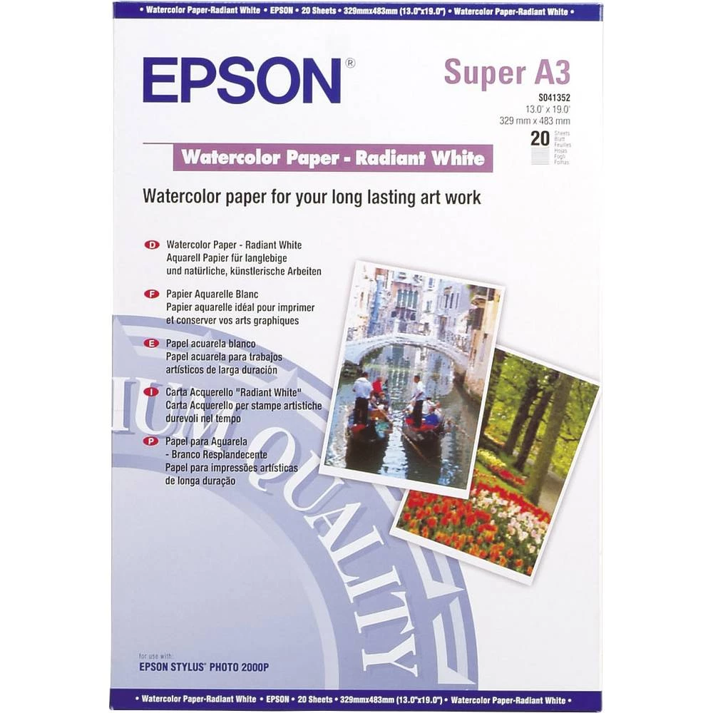 Epson Fotopapir za plotere C13S041352 Bijela 329 mm x 483 mm slika