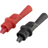 Krokodilska stezaljka Priključak 4 mm CAT III 1000 V, CAT IV 600 V Crna, Crvena VOLTCRAFT MSK-104