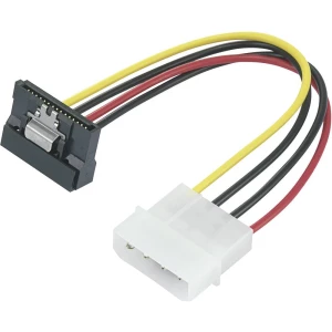 Električni adapterski kabal SATA, 1 x ugaoni utikač slika