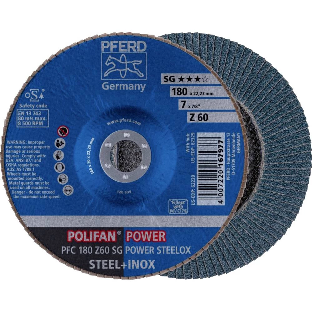 PFERD 67786185 PFERD preklopni disk promjer 180 mm    10 St. slika