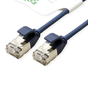 Roline green 21.44.3345 RJ45 mrežni kabel, Patch kabel CAT 6a U/FTP 2.00 m plava boja nezaštićen, bez halogena, vatrosta slika