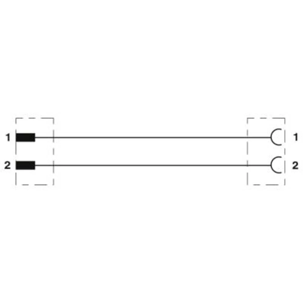 Priključni kabel za senzor/aktivator 1.50 m Broj polova: 2 Phoenix Contact 1410760 SAC-2P-SUSMS/ 1,5-PUR/SUSFS 1 ST slika