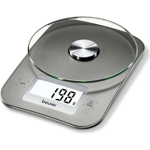 Beurer KS 26 kuhinjska vaga digitalna Opseg mjerenja (kg)=5 kg siva slika